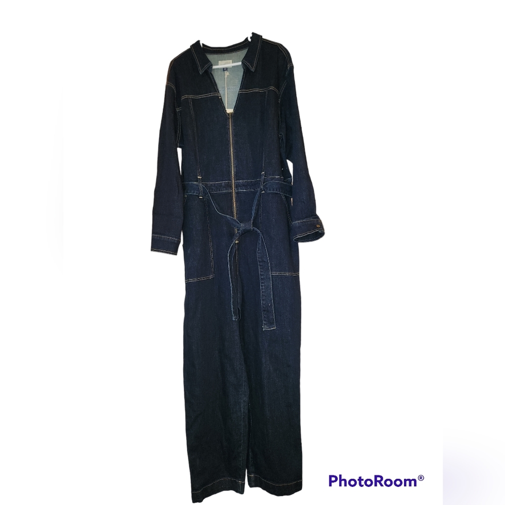 NWT Dark Wash Denim Size 20W Universal Thread Jumpsuit